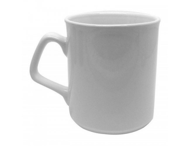 Caneca Branca 230ml - Ala quadrada